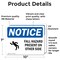 Signmission 7 in Height, 10 in Width, Vinyl Decal, Rectangle OS-2PACK-NS-D-710-L-12424 - alternate 2